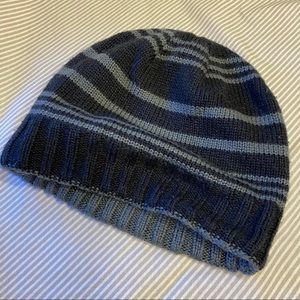 Gray knit beanie
